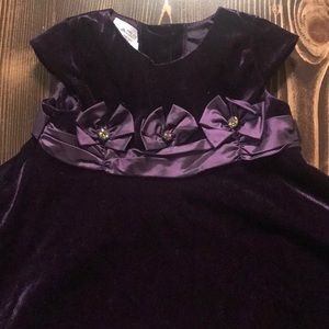 Girls Party Dress - Velvet 24 Months